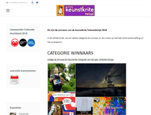 Tablet Screenshot of keunstkrite.nl